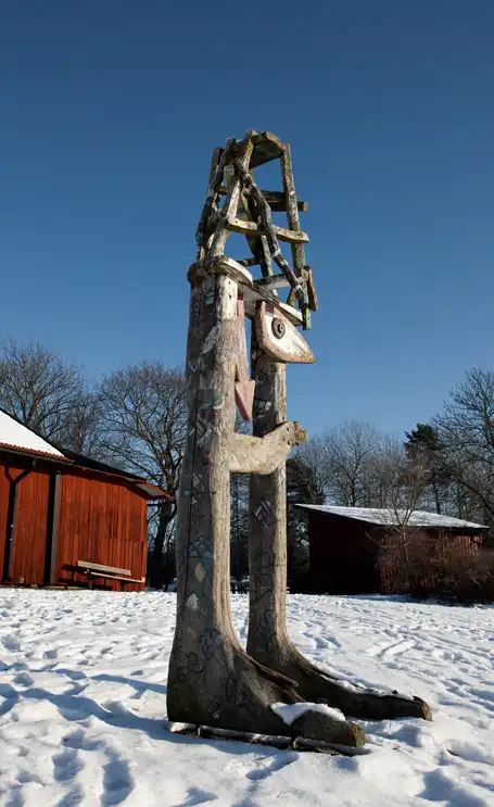 Birgit och draken, Octavian Pirvan, 2000-talet. Foto: Jocke Arfvidsson Birgit och draken, Octavian Pirvan, 2000-talet. Foto: Jocke Arfvidsson