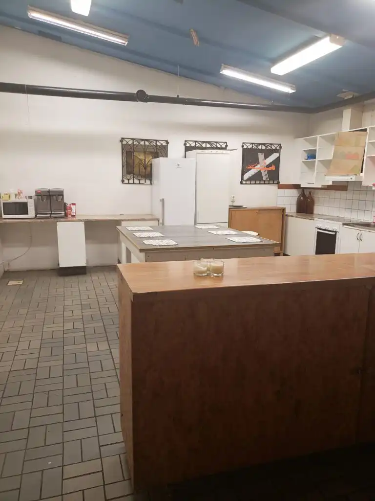 Köket i teaterladan Köket i teaterladan på Eggeby Gård