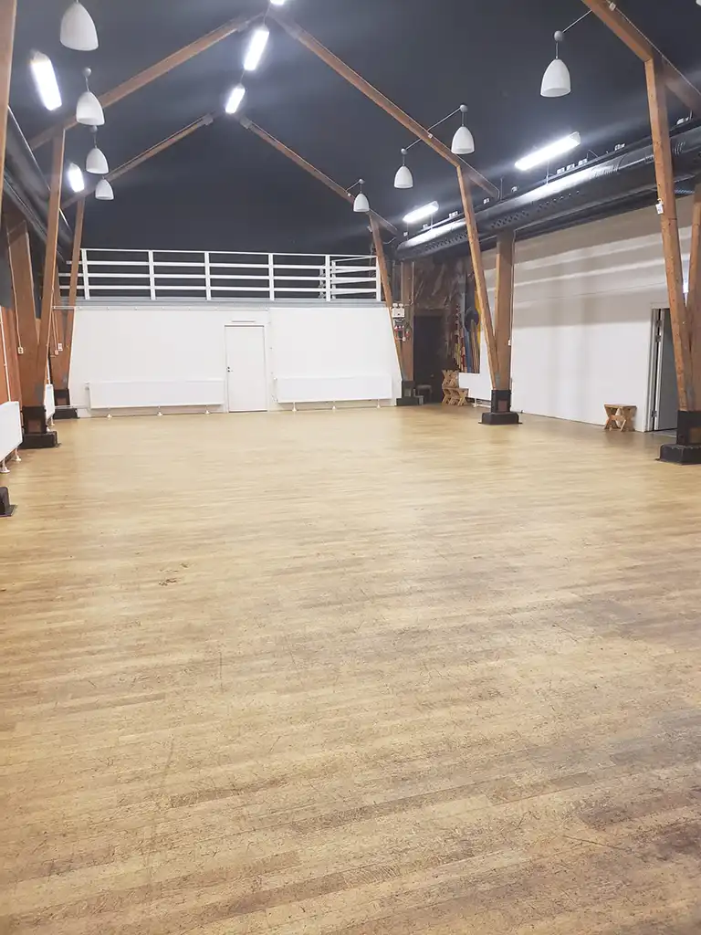 Loftet i teaterladan Loftet i teaterladan på Eggeby Gård