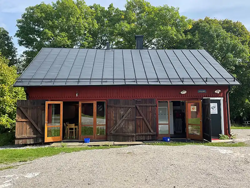 Naturskolan i magasinet på Eggeby Gård