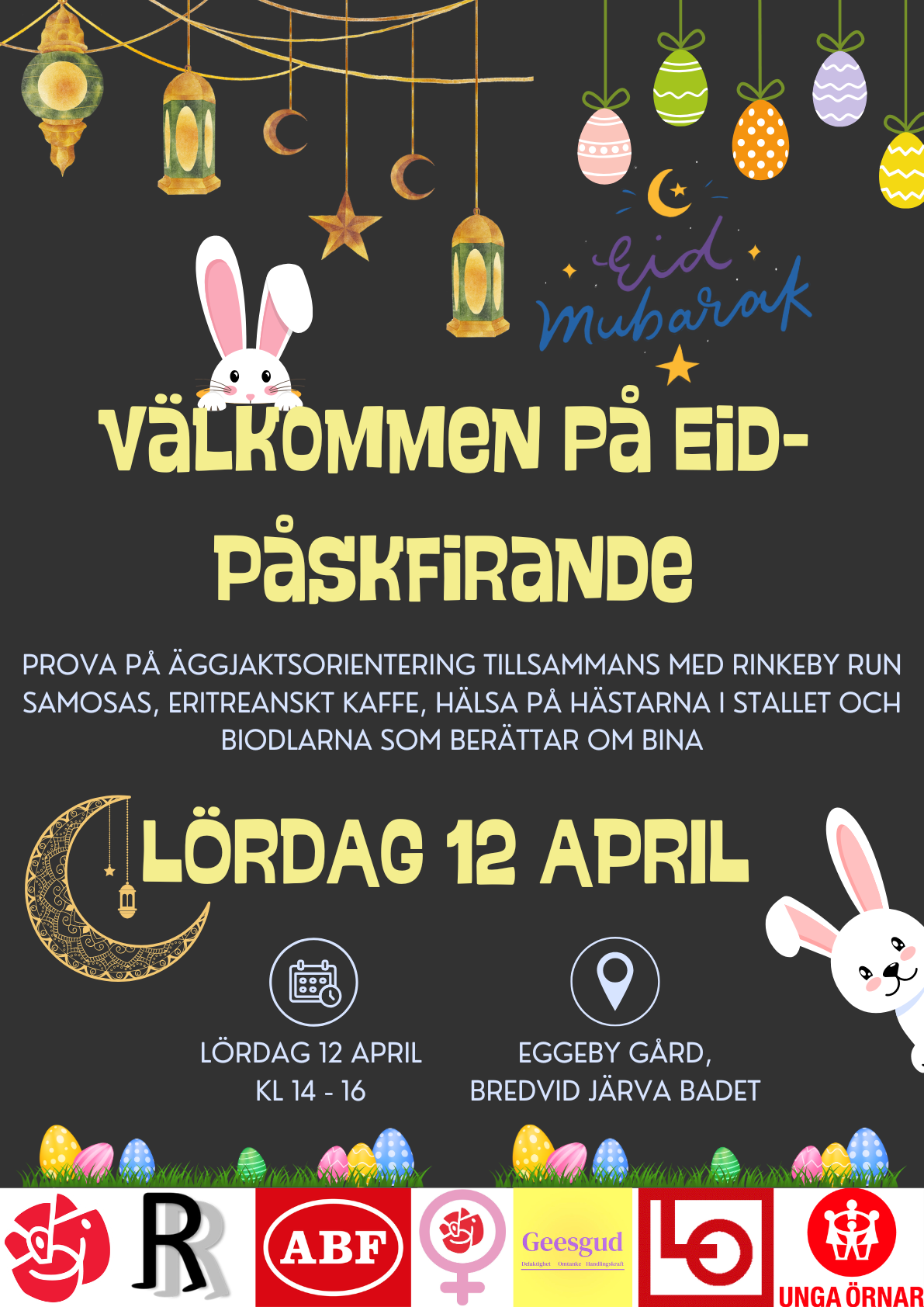 Eid påsk firande svart Eid och påsk 12 april